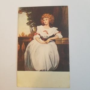 Vintage Art Greetings Postcard Mrs Mark Currie London Romney Vtg Postcard Tub15